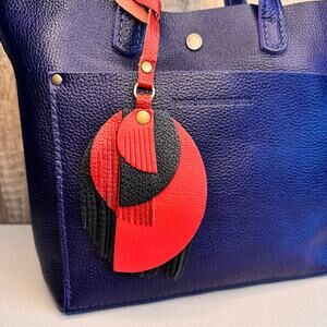 Portland Leather Picasso Tassel Bag Charm POISON Picasso Tassel Boho Bag Charm